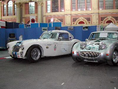 Cars kindly loaned for the event: Bill Rawles' AH3000 and Brian's Frogeye Sprite