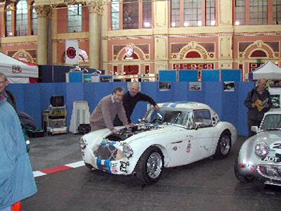 Bill Rawles' racing Austin Healey 3000