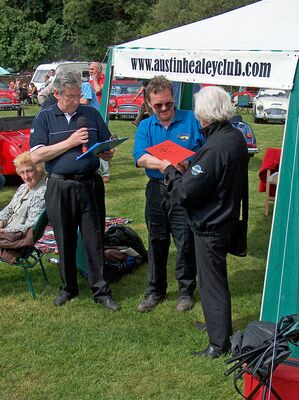 Modified Big Healey Class. 2nd. Alan Wilson